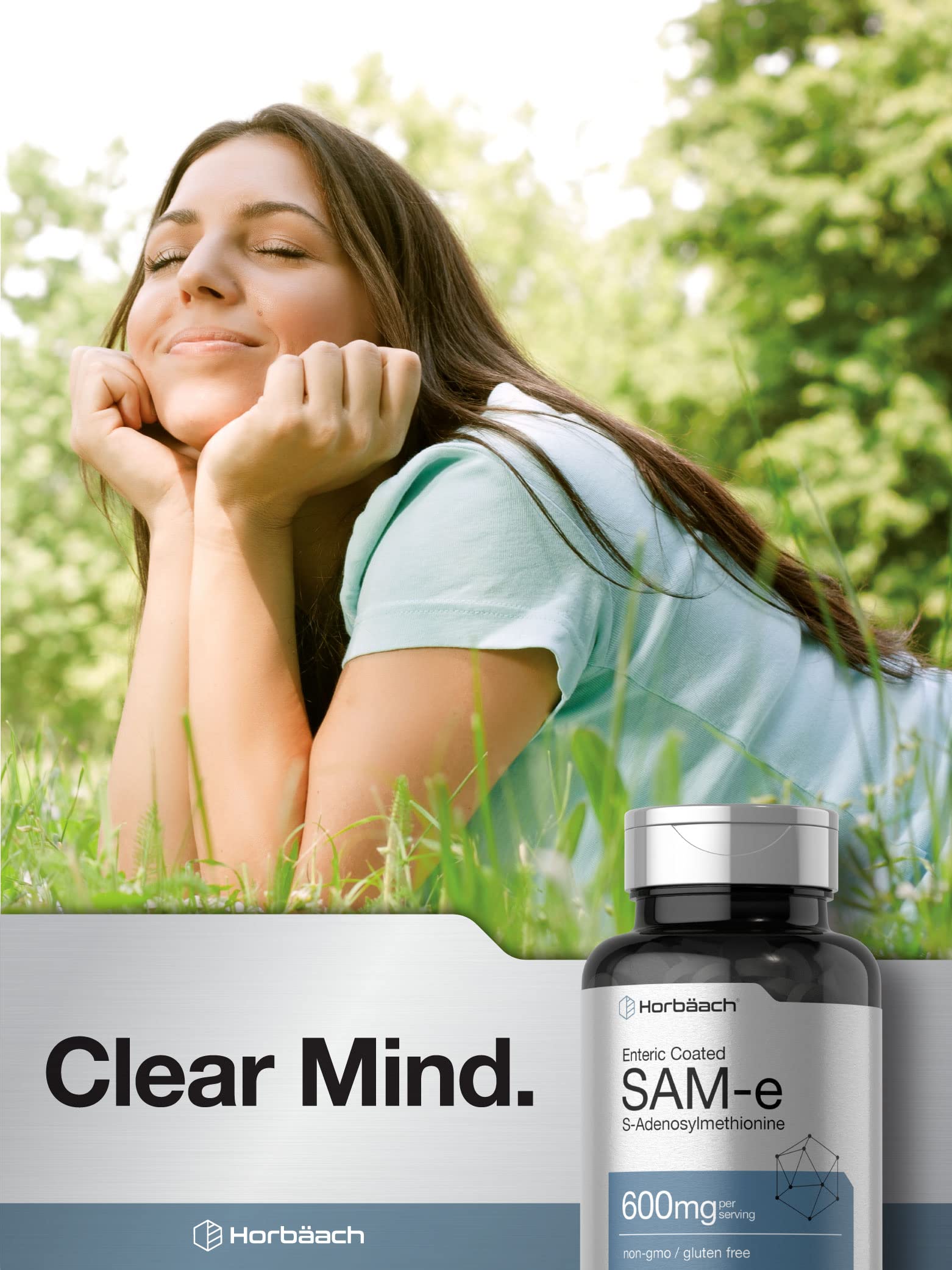 Gluten-free and Non-GMO Horbaach SAM-e formula