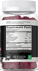 Berry-flavored Horbaach Black Elderberry Gummies packaging