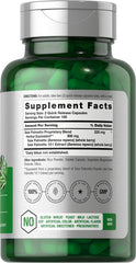 Saw Palmetto extract capsules bottle with label