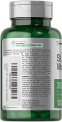 Product label for Horbäach St John's Wort Capsules 300mg