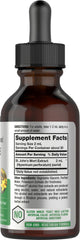 Close-up of Horbäach St. John's Wort Tincture bottle with label