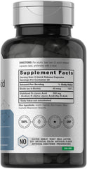 Back view of Horbaach Stabilized R-Lipoic Acid 300mg bottle with label