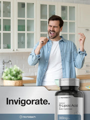 Gluten-free indication on Horbaach Stabilized R-Lipoic Acid 300mg