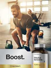 Lifestyle image showing Horbäach Tribulus Terrestris for Men