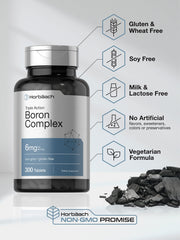 Horbäach Triple Boron Complex 6 mg bottle – back label