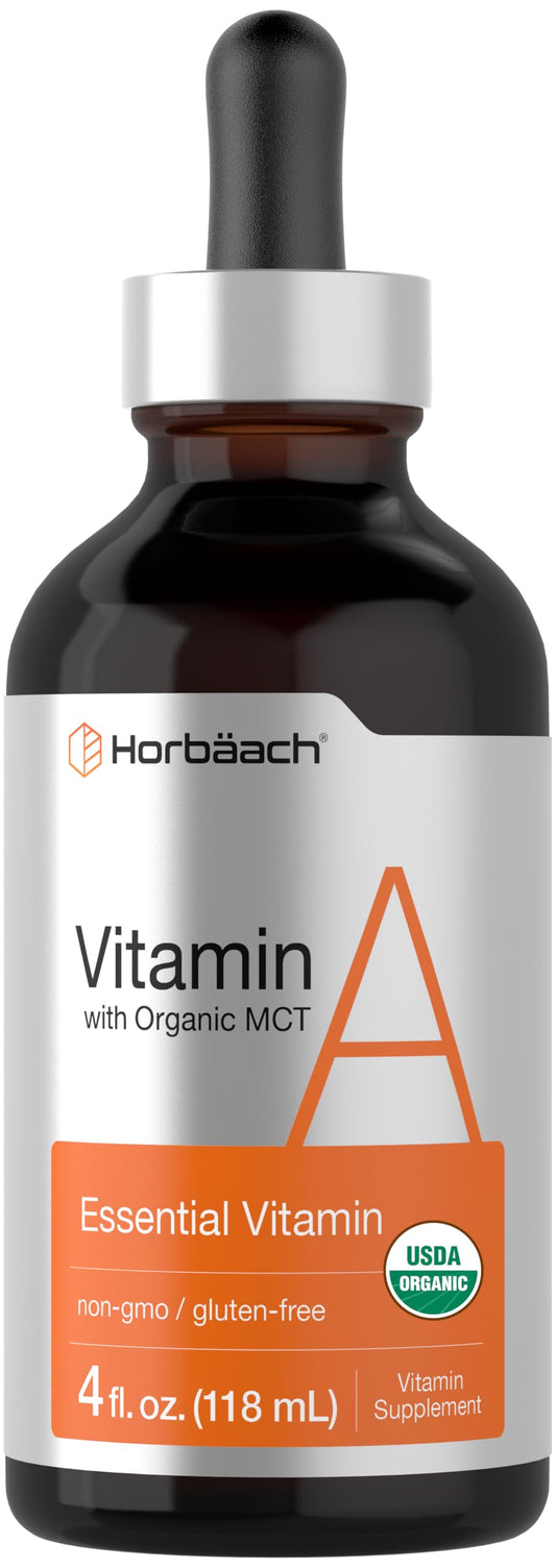 Horbäach Vitamin A Liquid bottle, 4 fl oz, front view