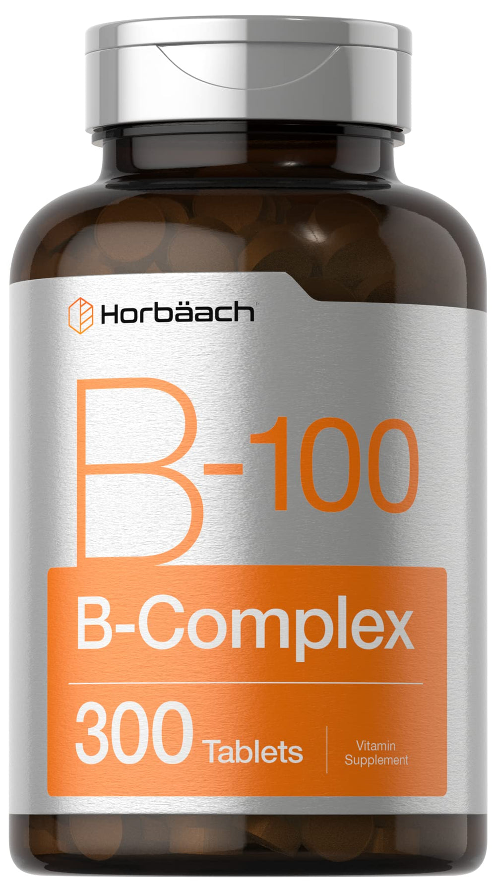 Horbäach Vitamin B-100 Complex 300 tablets bottle
