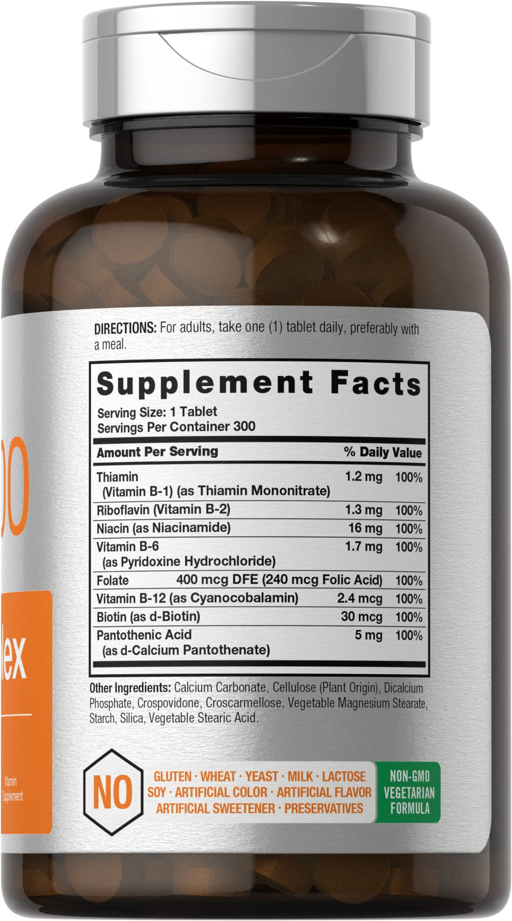 Horbäach Vitamin B-100 Complex Vegetarian Formula tablets
