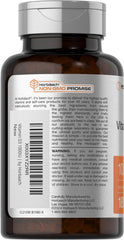 Vitamin D3 1000IU softgel capsule next to bottle