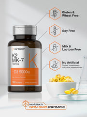 180 softgels per bottle with Horbaach branding