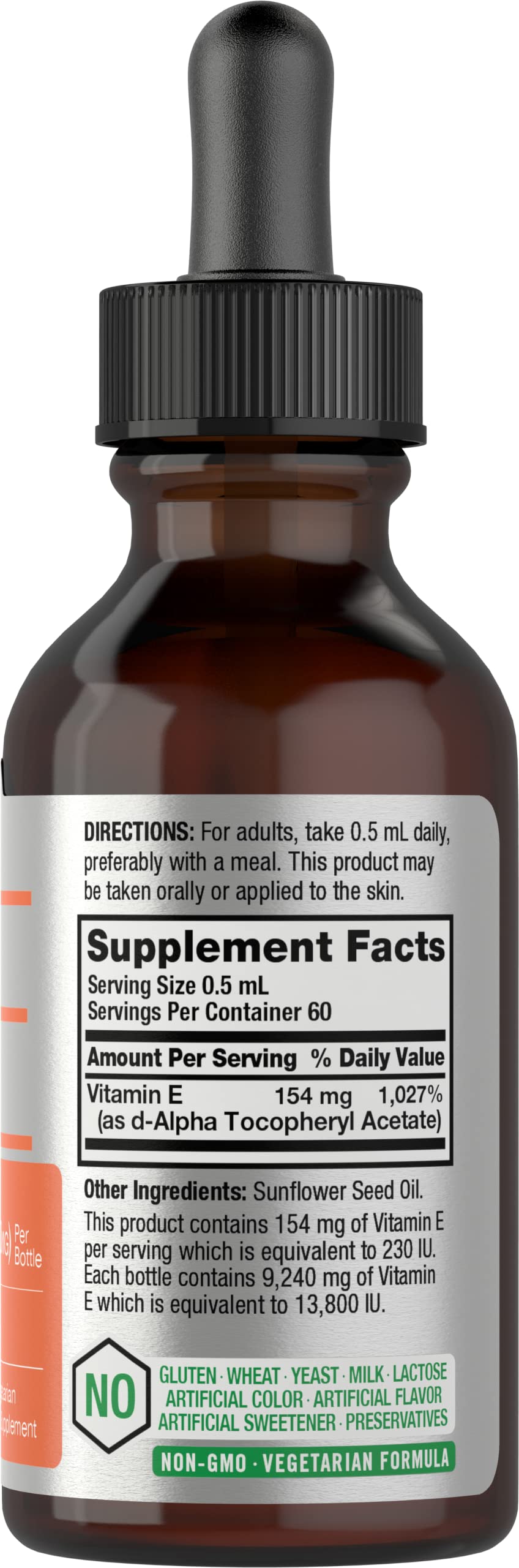 Vitamin E Oil ingredient panel for Horbaach