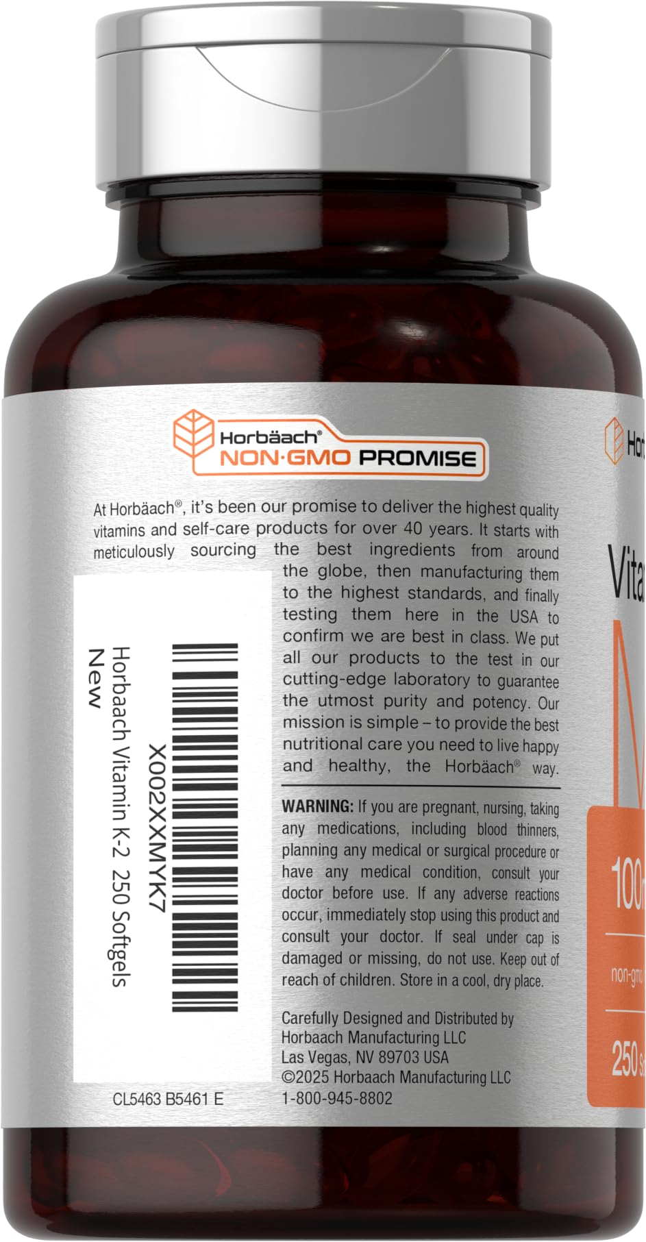 Bottle showing 250 softgels count