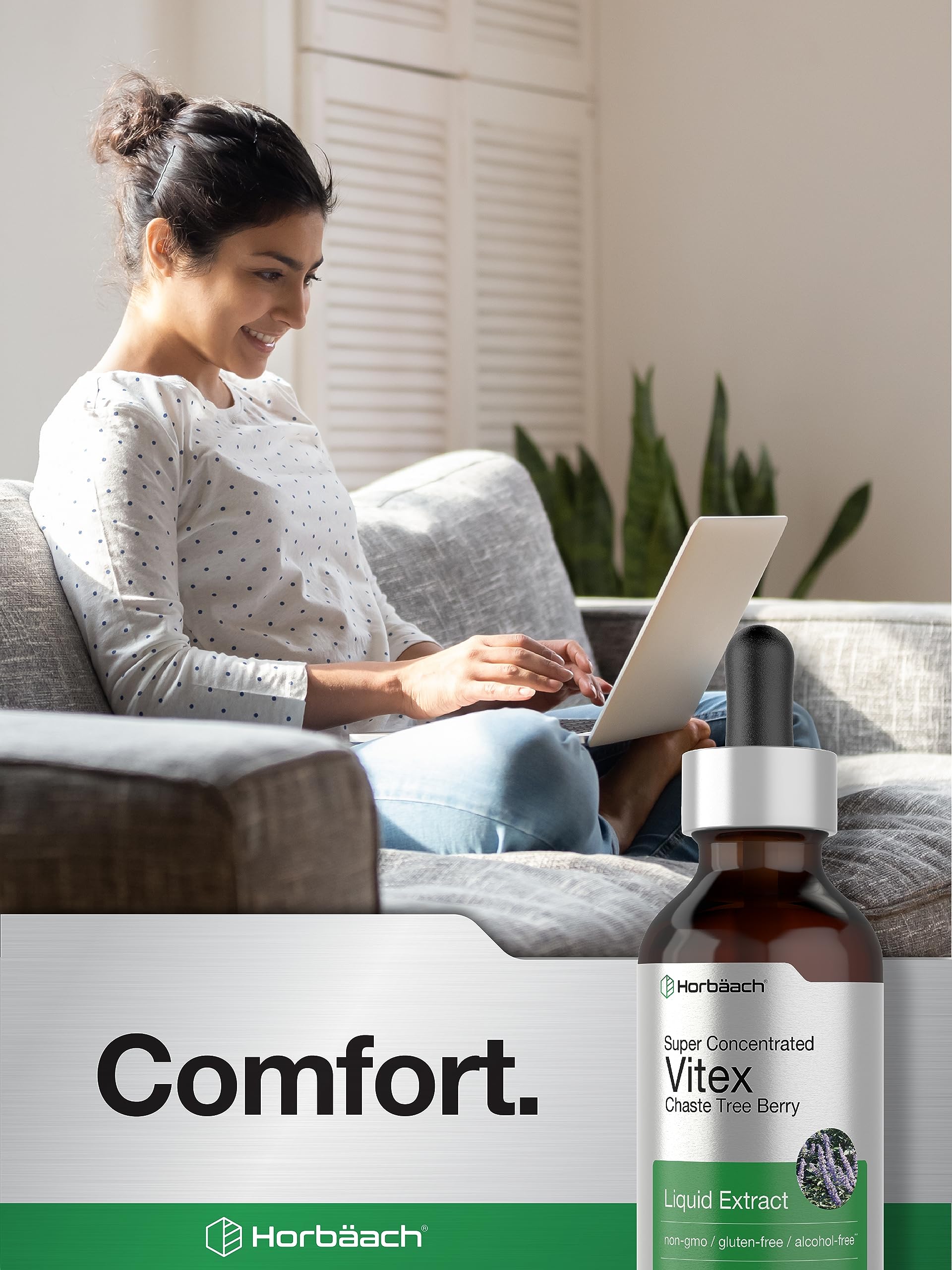 Packaging box and Horbaach Vitex tincture bottle
