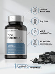 Zinc Picolinate 100mg per serving