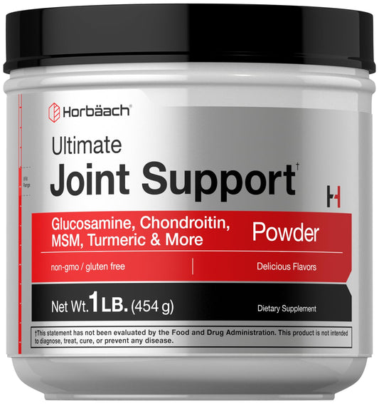 Front label of Horbaach Ultimate Joint Support Powder 1 lb