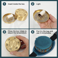 Two premium smoke filter bags for smoke-free moxibustion