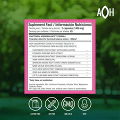 Illustration of adaptogenic botanicals used in Hormobalance