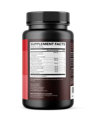 Saw Palmetto and capsule bottle next to herbs