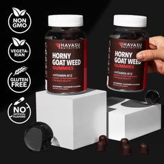Energy and performance theme for Horny Goat Weed Gummies with B12