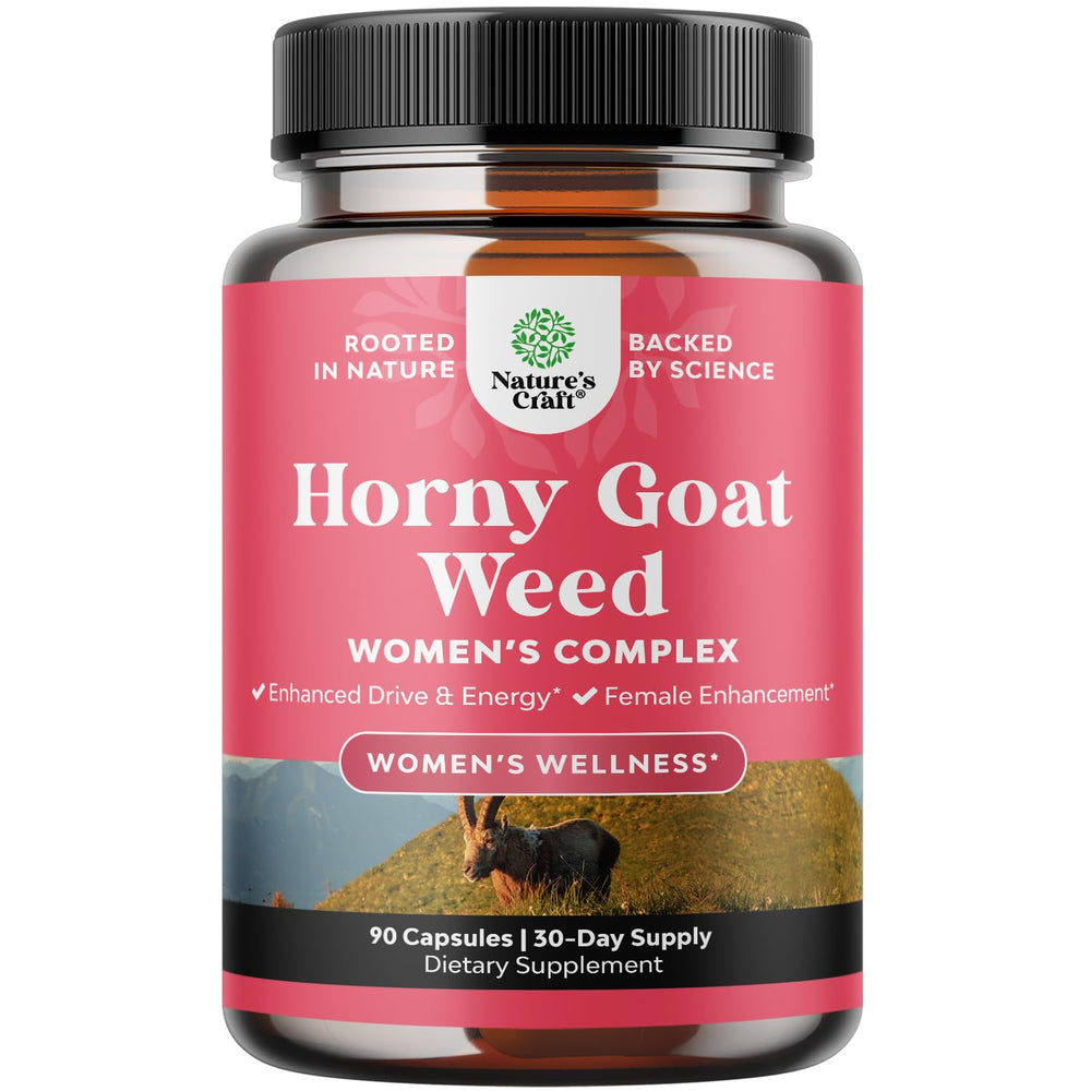 Bottle of Horny Goat Weed Women Complex - 90 Count