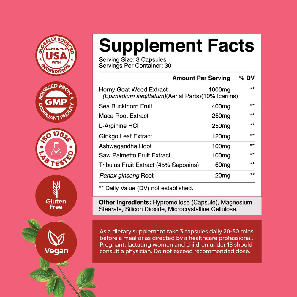 Capsules of Horny Goat Weed Women Complex