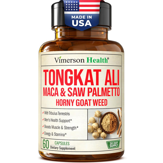 HornyGoatWeed for Men 60-count bottle label