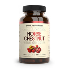 Primal Health Foods Horse Chestnut Extract 500 mg bottle, 120 servings