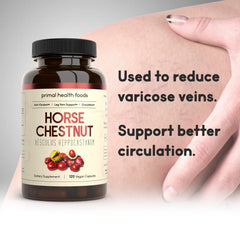 Ethically sourced ingredients and packaging for horse chestnut extract