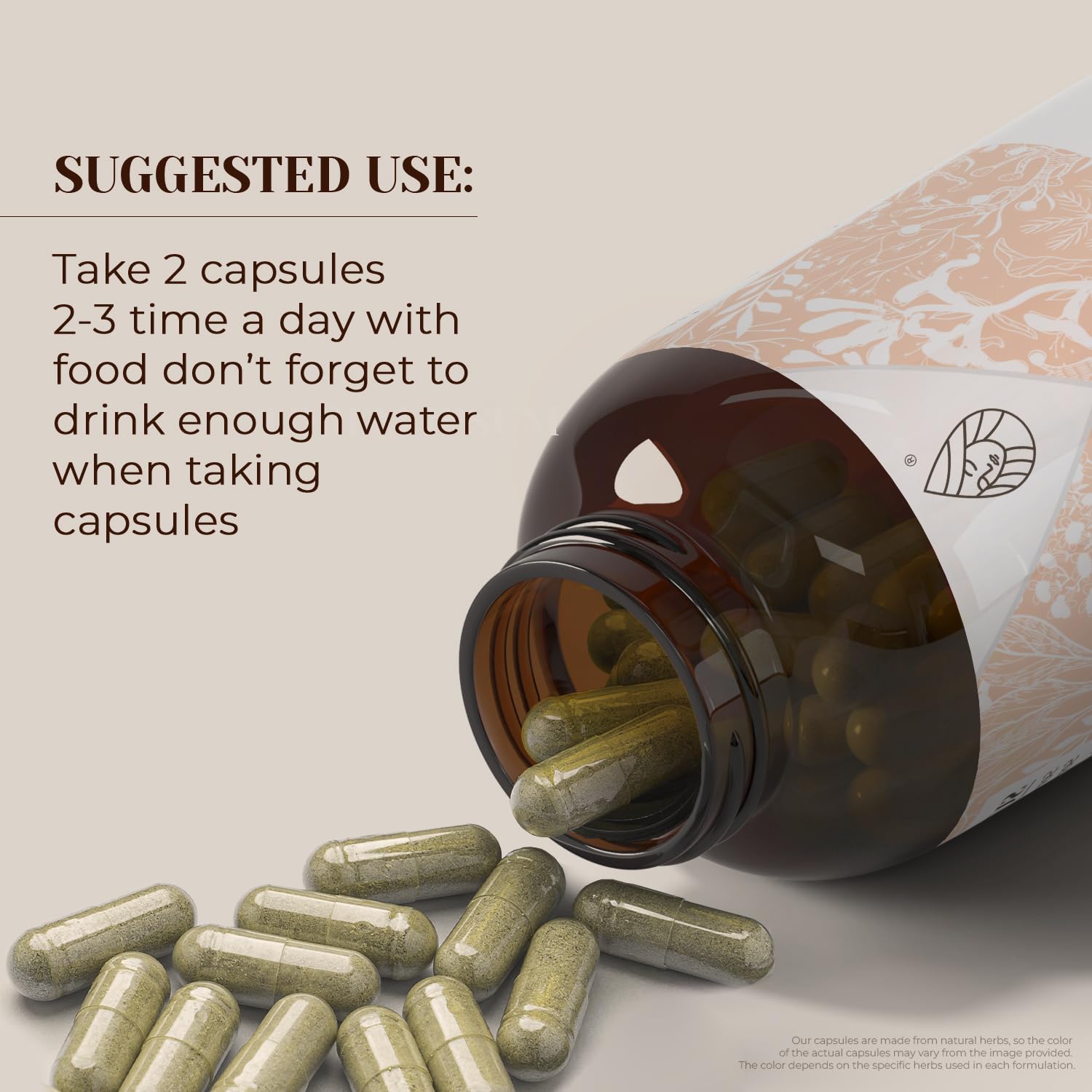 Close-up of high-potency vegetarian capsules