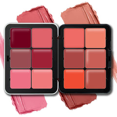 Hosaily 12 color cream blush palette packaging showing variety for versatile looks