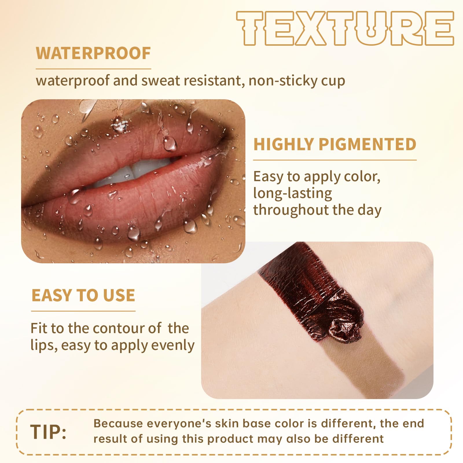 HOSAILY silky-gloss texture provides smooth comfort