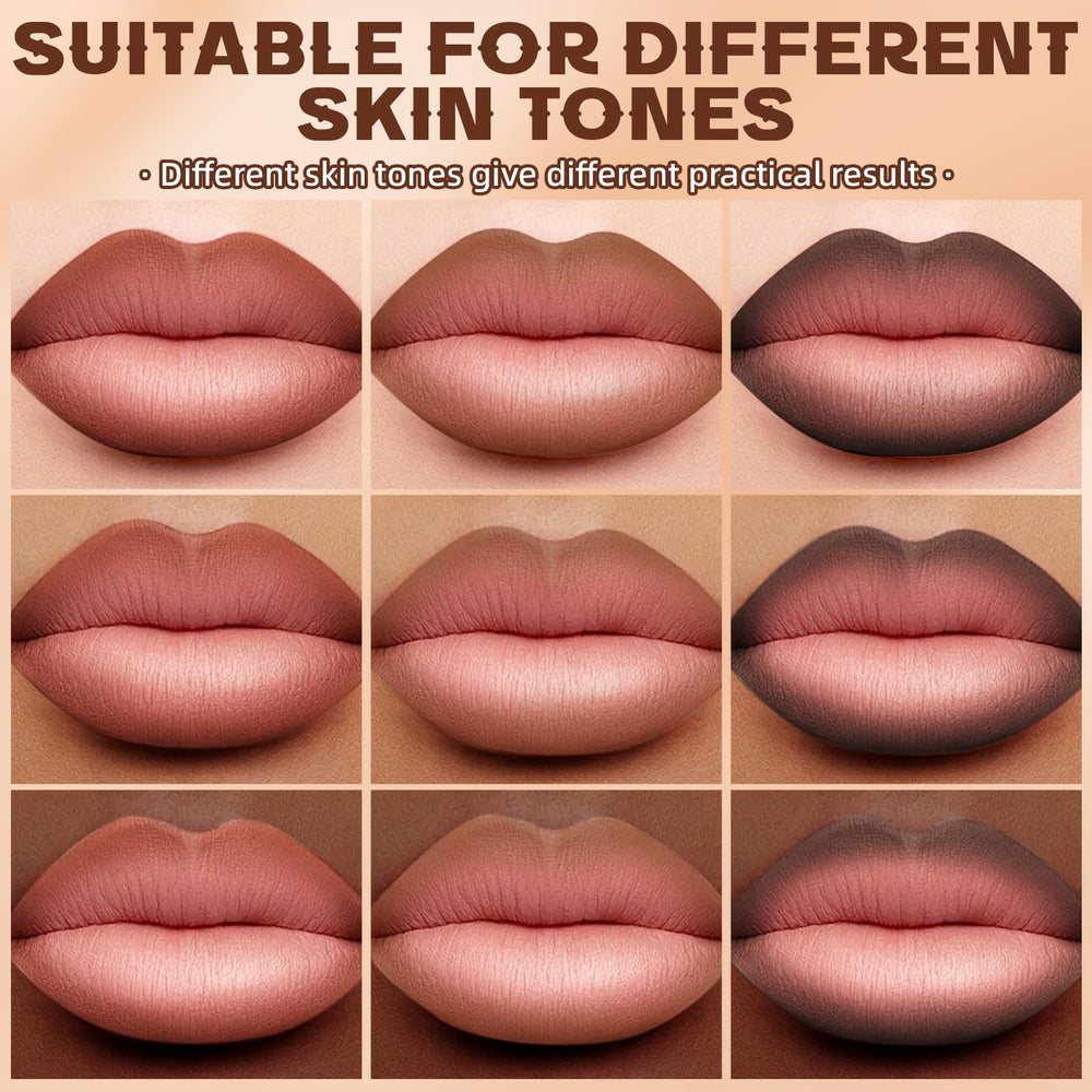Hosaily gradient colors pack offers red to brown shades for day-to-night looks.