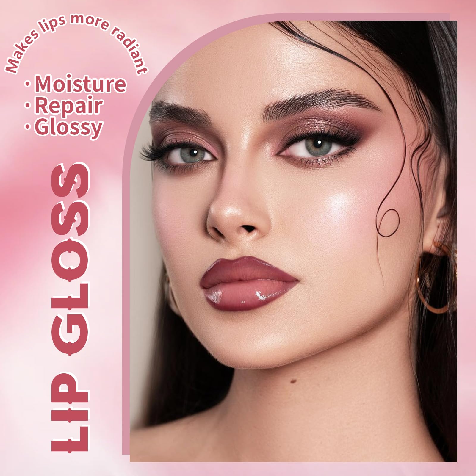 HOSAILY long-lasting lip stain waterproof finish keeps color through the day