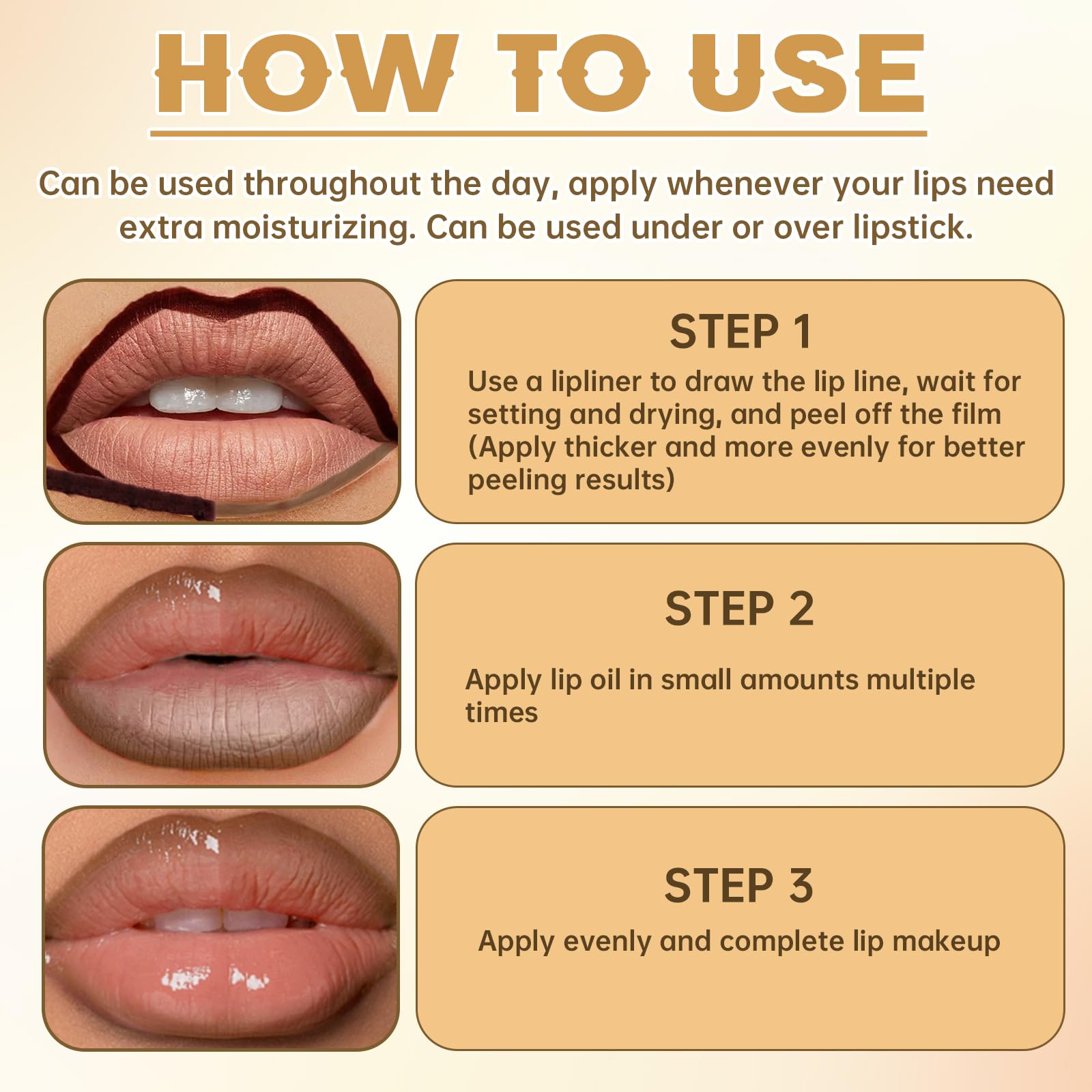 HOSAILY moisturizing lip care to prevent dryness