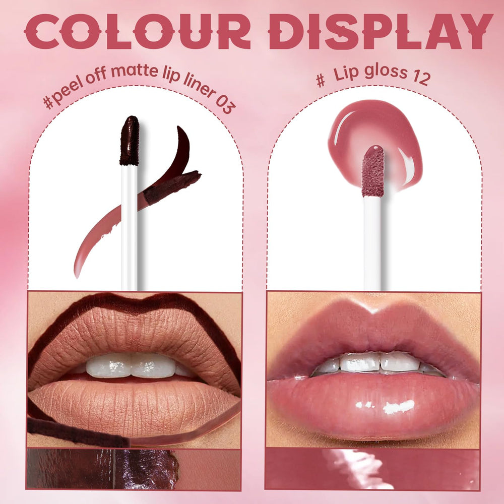 HOSAILY multi-use gloss offers different lip looks with a single product