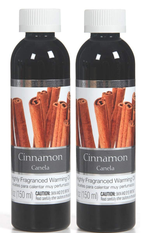 Hosley 2-pack 5 oz Cinnamon Fragrance Warming Oils