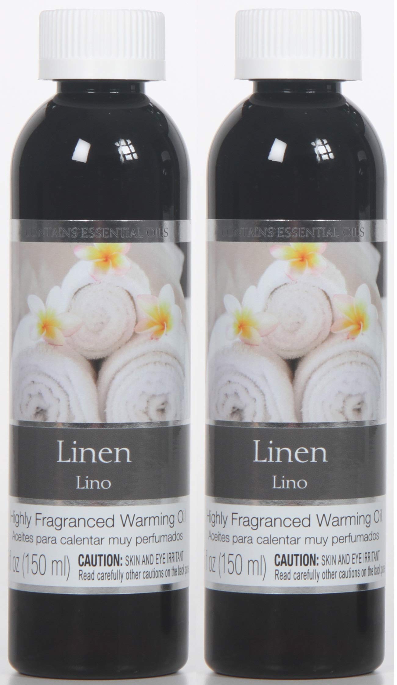 Hosley Linen Fragrance Warming Oils Set of 2, 5 oz each