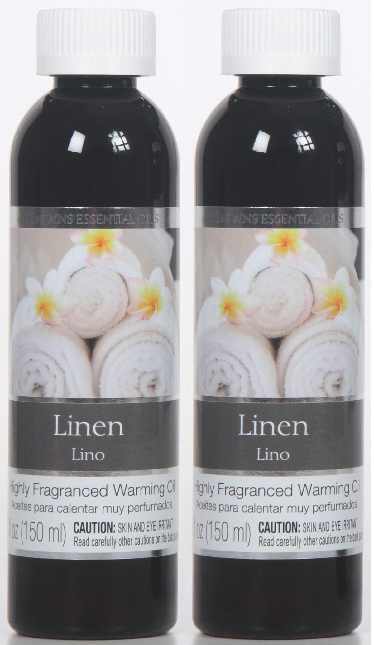 Hosley Linen Fragrance Warming Oils Set of 2, 5 oz each