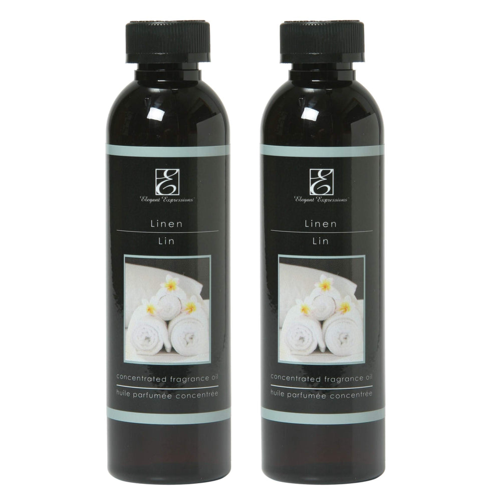 Hosley Linen Fragrance Warming Oils Set of 2 5 oz