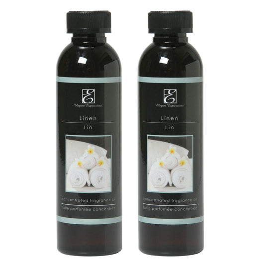 Hosley Linen Fragrance Warming Oils Set of 2 5 oz