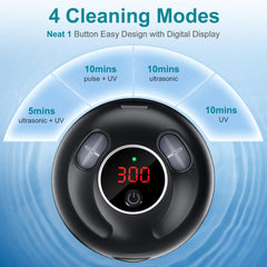 Cleaner with 4 cleaning modes and digital timer