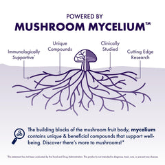 Host Defense Mushrooms branding and product description