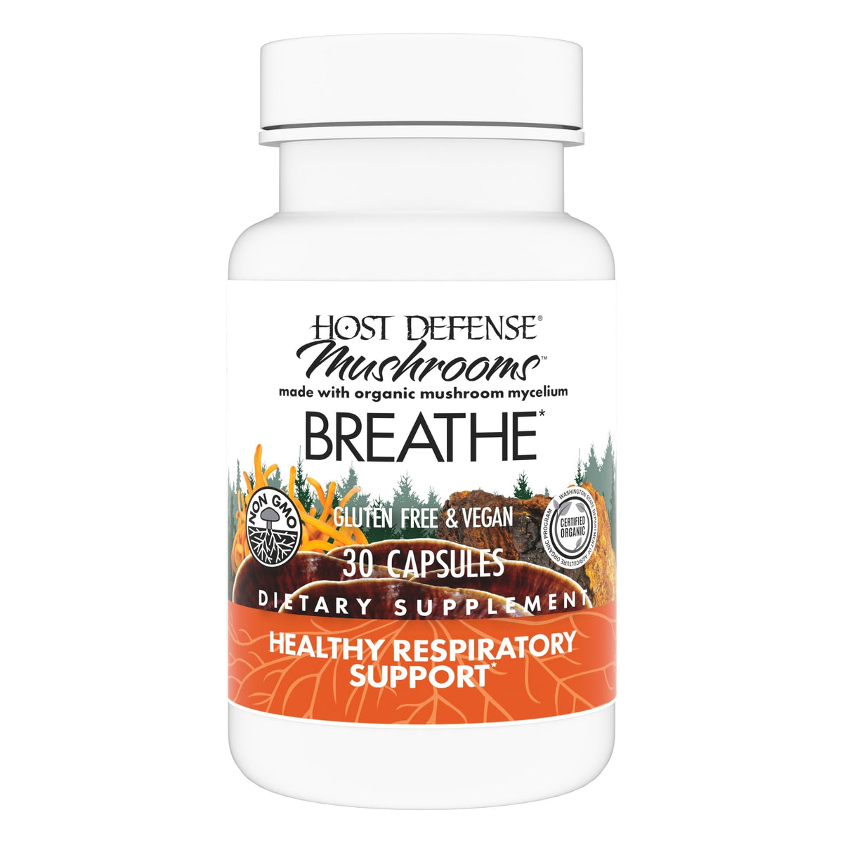 Hero image of Host Defense Breathe Capsules