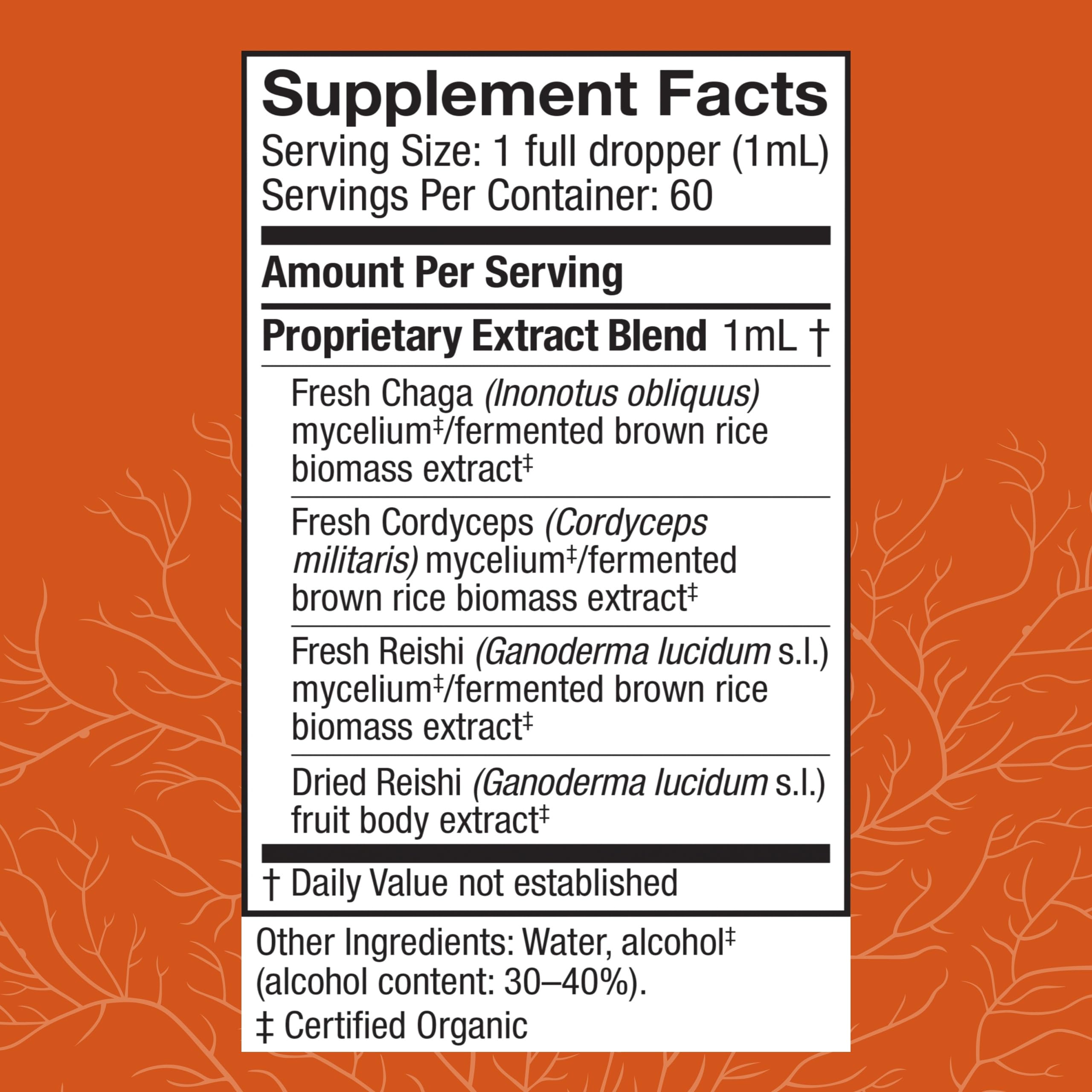 Label highlighting Immune & Respiratory Support