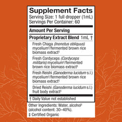 Label highlighting Immune & Respiratory Support