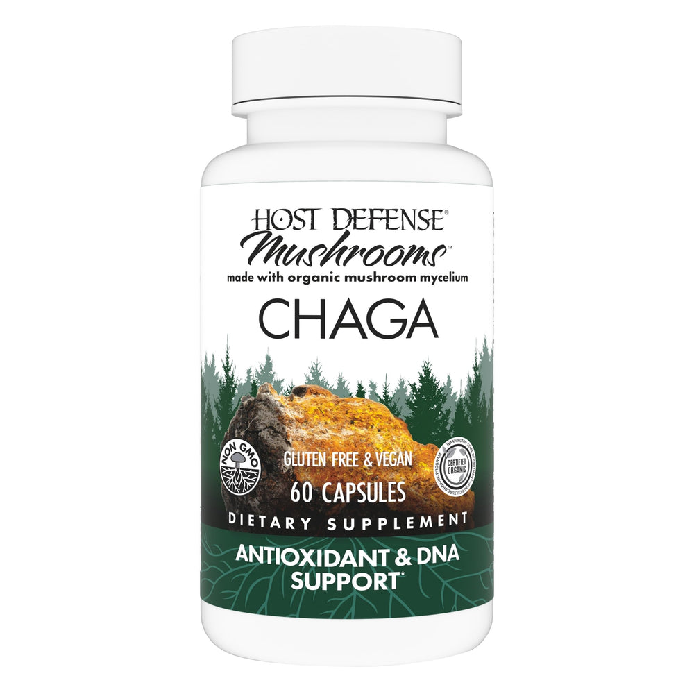 Host Defense Chaga Capsules bottle – 60 capsules for immune support