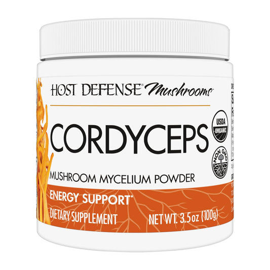 Host Defense Cordyceps Powder container label