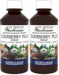 Host Defense Elderberry Plus Syrup bottle front view