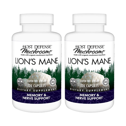 Hero image of Host Defense Lion's Mane capsules 240 count pack