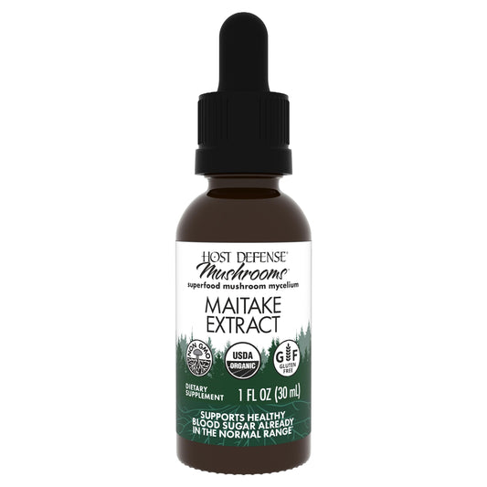 Host Defense Maitake Extract bottle for immune support